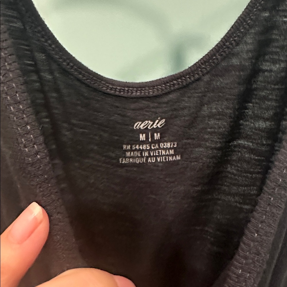 Aerie charcoal jumpsuit - Picture 7 of 7